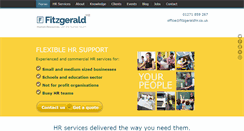 Desktop Screenshot of fitzgeraldhr.co.uk